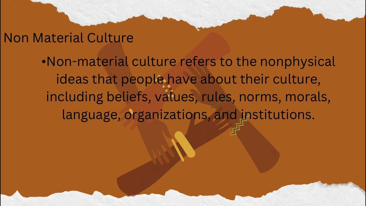 Ucsp material and non material culture youtube