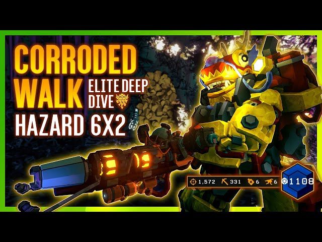 Corroded Walk | Elite Deep Dive Hazard 6 x2 Enemies | Deep Rock Galactic class=