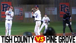 TISH COUNTY VS PINE GROVE l PANTHERS DOMINATE! (COY CHILDS CG 2HITTER)