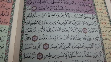 تصحيح تلاوة الآيات من ١ : ٩ من سورة السجدة من مقرر أبريل للصف الرابع الابتدائي الأزهري
