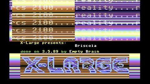 X-Large Intro - Commodore 64 - C64 - Briscola - Cracktro PAL