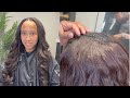 How to: Traditional Sew-in using a WEAVING NET - Start to Finish - Prom Hairstyle - Updated 2024