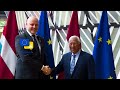 Latvia’s New PM Meets Costa Before EU Summit: Ukraine, Defence and Baltic Security in Focus!