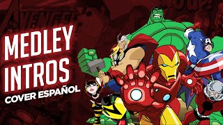 Video thumbnail of "Marvel Cartoons Intros en Español Latino MEDLEY | Las MEJORES intros Marvel Cartoons | David Delgado"