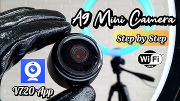 a9 Camera wifi v720 Spy / Guide Camera a9 setup Wireless Tutorial