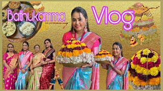 Bathukamma vlog 2023 🌸|| family funnn🤩|| Dandiya ✨|| Sony’s diary