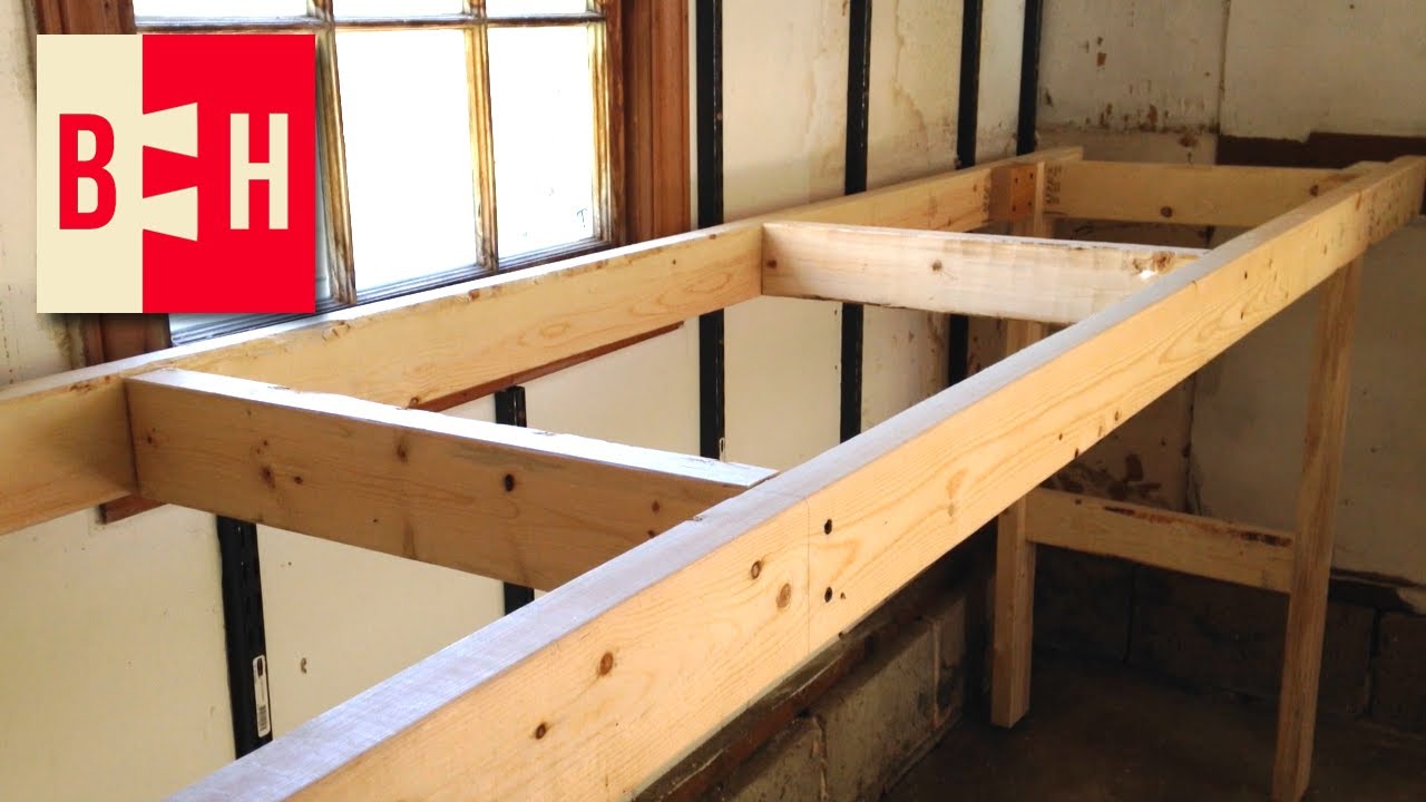 DIY Workbench // Simple design from 2x4s - YouTube