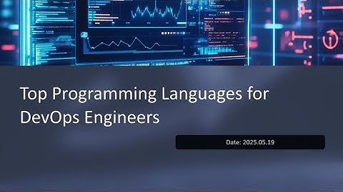 Top Programming Languages for DevOps Engineer