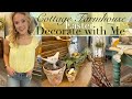 Cottage Farmhouse EASTER Decorate with Me 🌷SPRING/ EASTER Decor