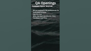 QA JOB OPENING FOR MANUAL TESTING #manualtesting #selenium #automation #qa #viral #yt #shortvideo