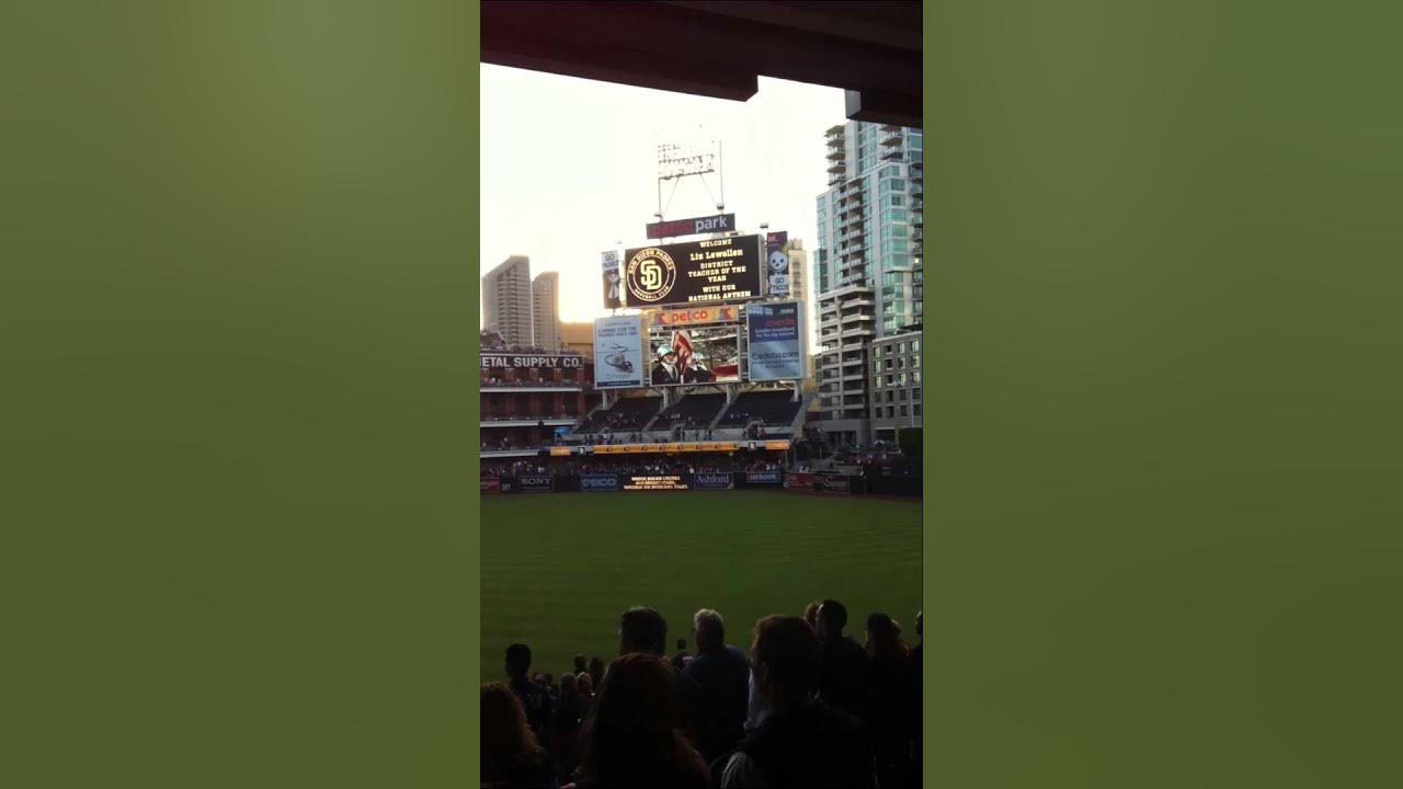 National Anthem Padres Game May 4th Liz Lewellen YouTube