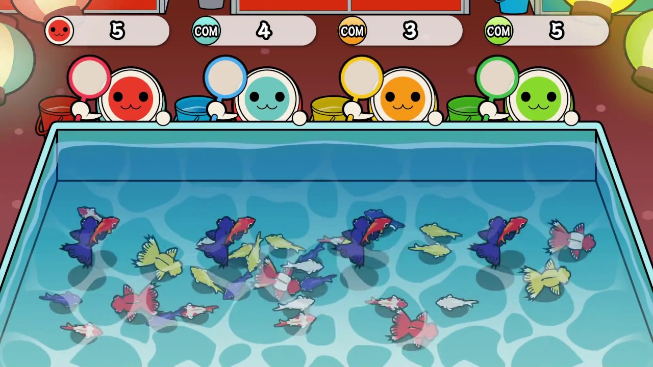 太鼓の達人switchば～じょん パーティーモード 金魚すくい 辛口
