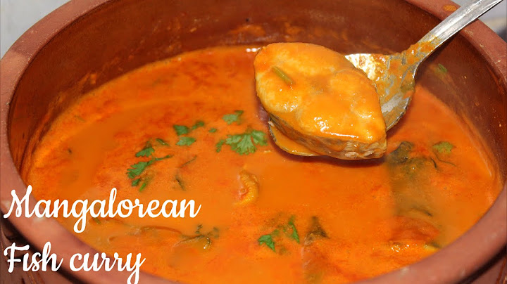 MANGALOREAN FISH CURRY /ANJAL FISH CURRY (KING FISH ) / BEARY FISH CURRY - mom special