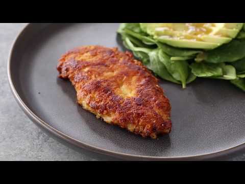 Crispy Parmesan Crusted Chicken (Low Carb Keto)