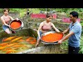 Girl harvests fish eggs camps and lives in the forest  lttivi