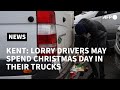 Freight drivers in Kent accept they will have to spend Christmas in their trucks | AFP