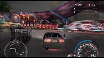 NFSU2 Resort Loop in 1.35.78 2 Laps Online using Corolla 328 kW\388 Nm 11.07.2011
