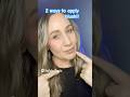 BEST WAYS TO APPLY BLUSH!! Quick and easy makeup tutorial!! #how to #makeuphacks #shortviral