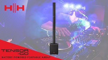 HH Electronics - Tensor Go - Battery Powered Portable Array Loudspeaker PA System Overview