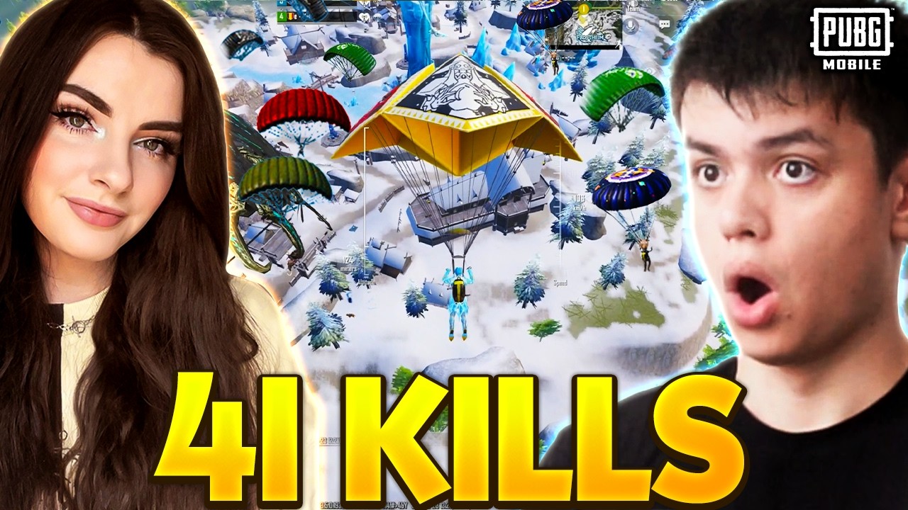 HER GAMING & JACOB DESTROY SQUADS In The New Snow Mode!!! | PUBG MOBILE