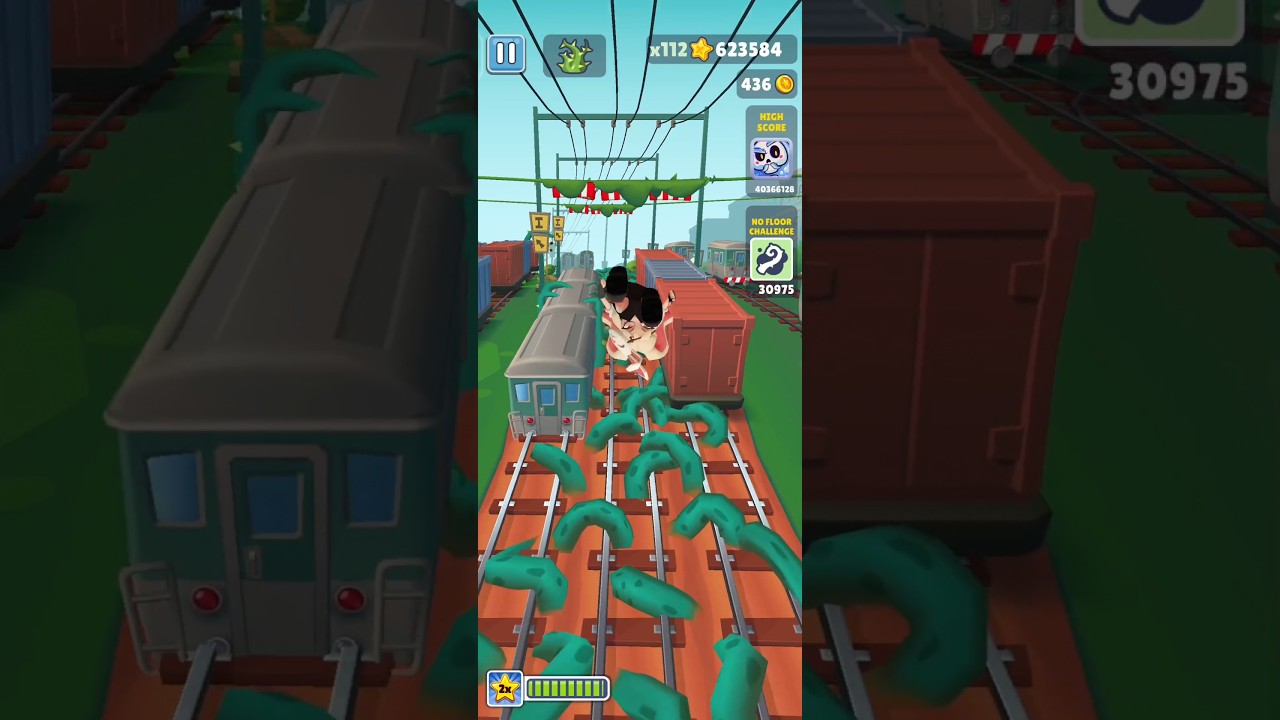 Subway surfers plant invasion event: White rabbit🐰 