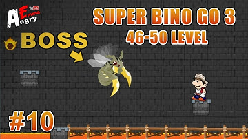 Super Bino Go 3 - Gameplay #10 Level 46-50 + BOSS (Android)