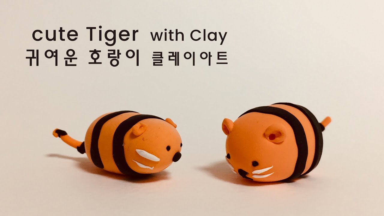 I made a polymer clay tiger! : r/polymerclay