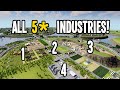 Is a 9.8 MILLION Pop City w/ALL Five Star Industries & No Traffic Possible in Cities Skylines?