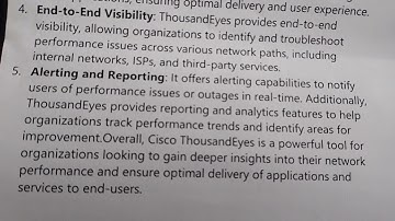 Cisco Thousand Eye