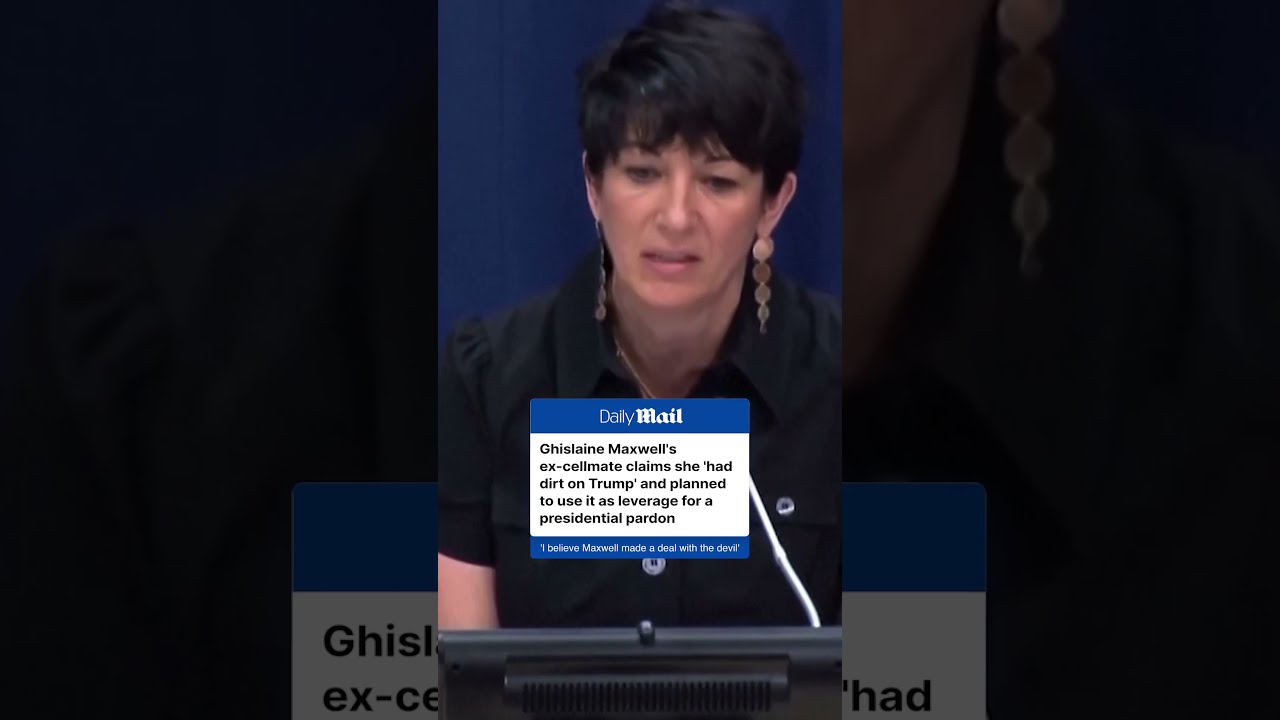 Ghislaine Maxwell S Former Cellmate Says She Had Dirt On Trump