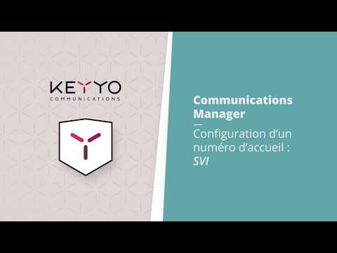 Tuto Keyyo - Configurer un numéro d'accueil en SVI depuis Communications Manager