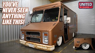 BAGGED OG PAINT '79 GMC STEP VAN ON DETROIT STEEL WHEELS