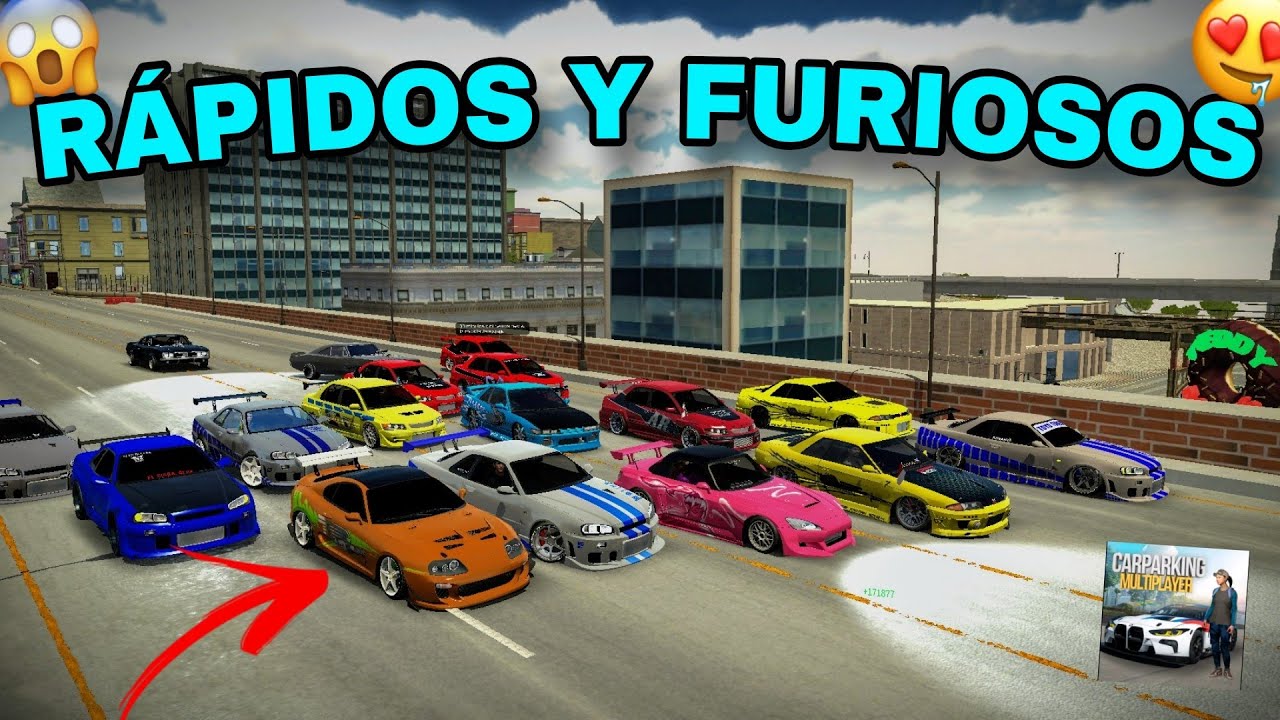 ORGANICE LA RODADA DE RÁPIDOS Y FURIOSOS MÁS GRANDE DE Car Parking Multiplayer 😱🔥