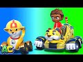 AnimaCars - TIGER CAR helps FIREMAN find his helmet!  - Cartoons for kids with trucks &amp; animals