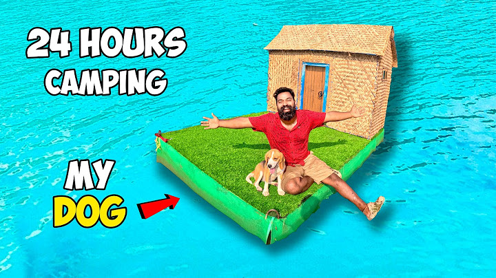 Camping On Water With My Dog | ഞാനും ജൂലിയും വെള്ളത്തിന്റെ നടുക്ക് താമസിച്ചപ്പോൾ | M4 Tech |