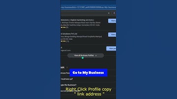 How to find URL for your Business