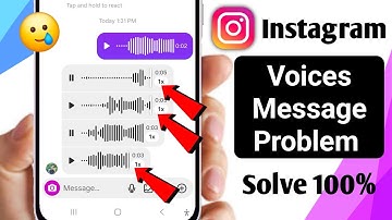 how to fix instagram voice message not working problem 2025 |today voice message not playing problem