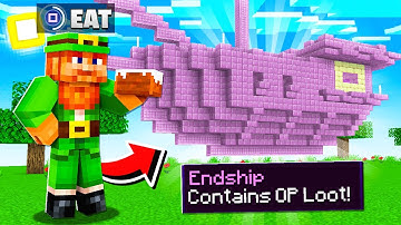 Minecraft, But Eating Spawns Random Structures...