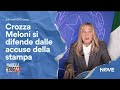 Crozza Meloni "Ho annientato Renzi, invece mi rompono perché mio cognato ha fermato un treno"