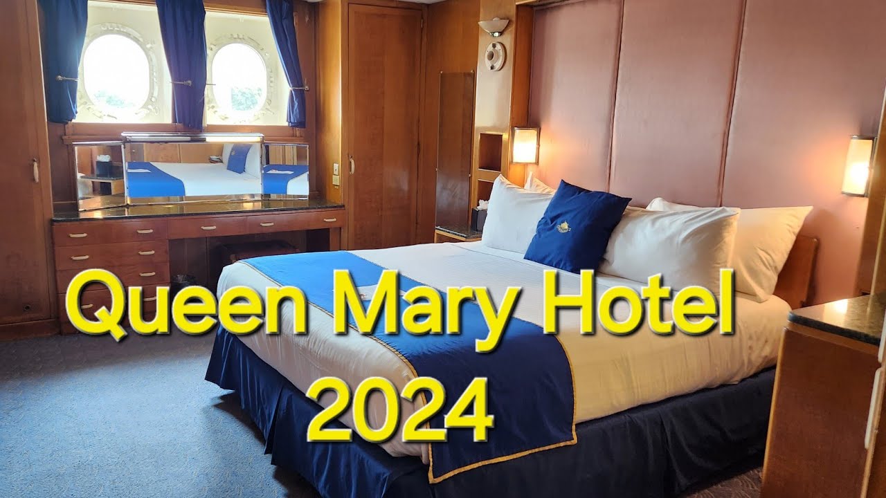 Staying at the Queen Mary Hotel in Long Beach in 2024 - Room Tour!