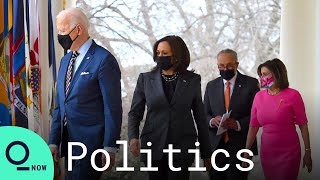 Harris and Pelosi to Make History Seated Behind Biden in Address to Congress