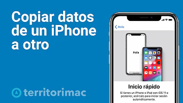 ¿Qué hace el inicio rápido en un iPhone nuevo?