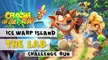 Crash Bandicoot: On the Run! - The Lab - Challenge run - jak przejść / how to get all the chests