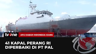Meninjau Perbaikan Puluhan Kapal Perang Indonesia di PT PAL | AKIS tvOne