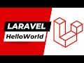 Laravel Web Framework, create first Hello World HTML Page Episode 5