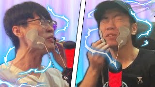 【DE JuN】電到歪嘴還有辦法打Beatbox嗎？電擊挑戰！
