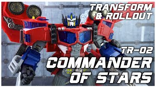 Transform &amp; Rollout TR-02 COMMANDER OF STARS Transformers Masterpiece Galaxy Convoy Cybertron Prime