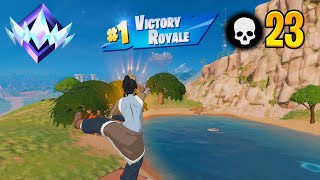 High Kill Solo Ranked Win Full Gameplay (Fortnite Season 3)