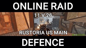 Rust zerg raid defense in rustoria us main