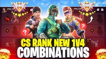 CS RANK NEW SKILL COMBINATION | Best Character Skill For Cs Rank | Cs Rank Best Combination